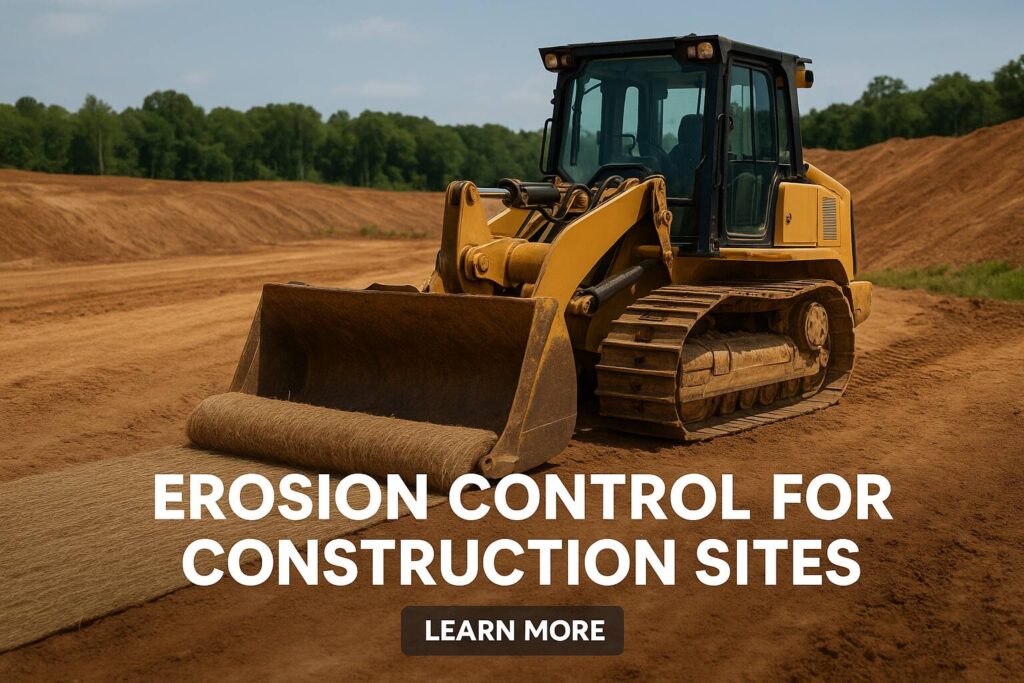 Erosion control for construction sites