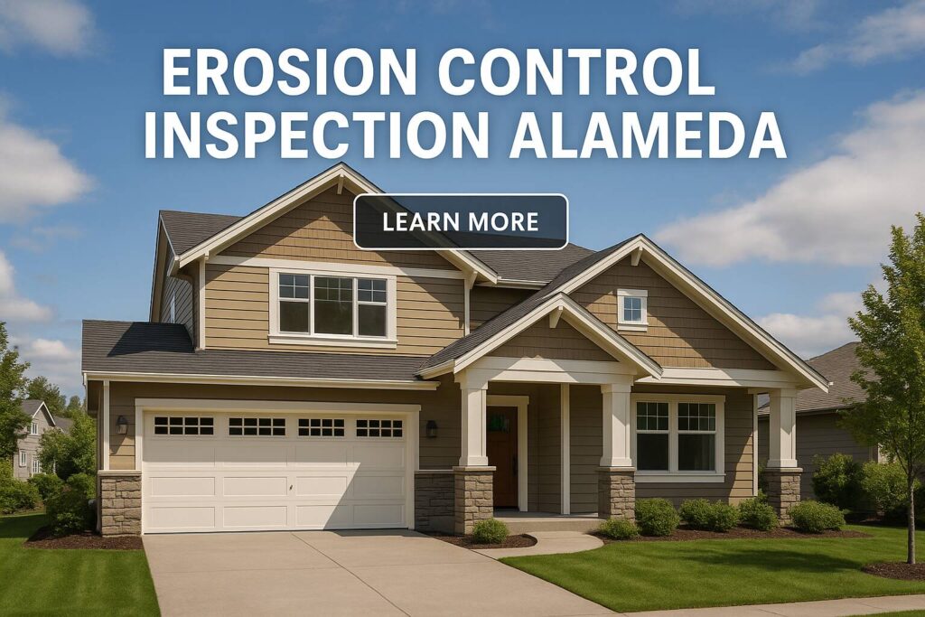 Erosion control inspection Alameda