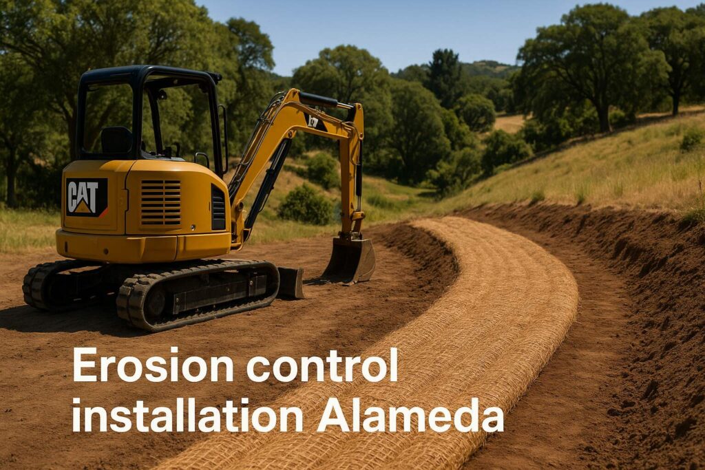 Erosion control installation Alameda