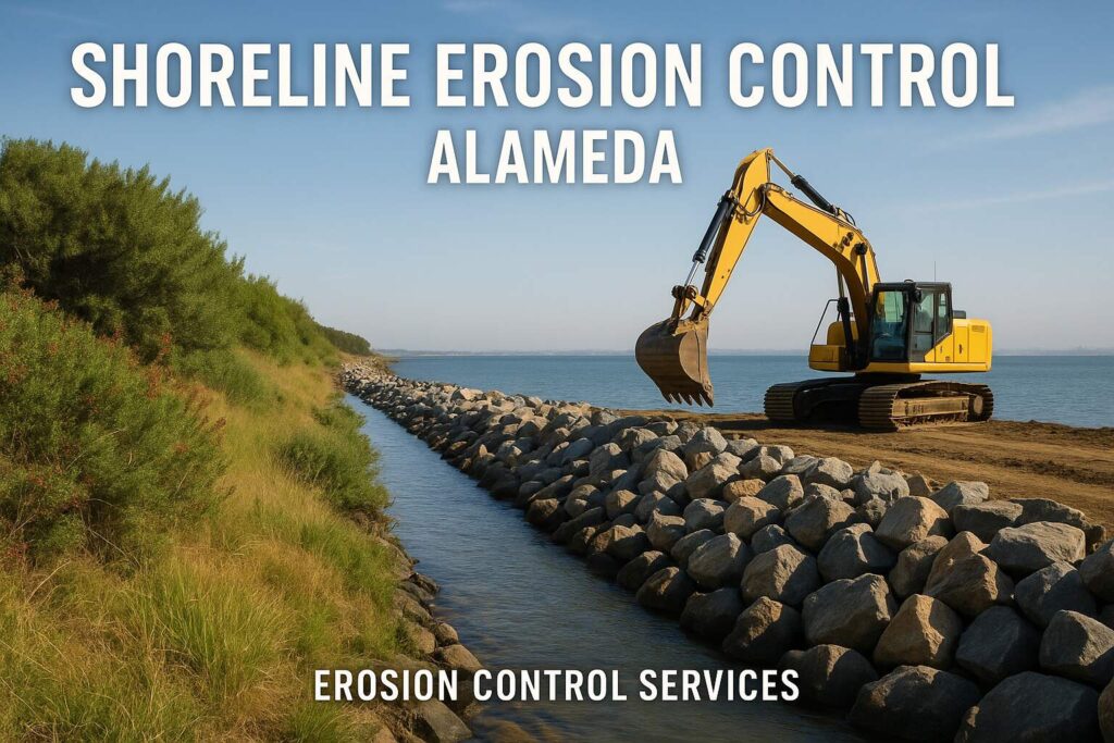 Shoreline erosion control Alameda